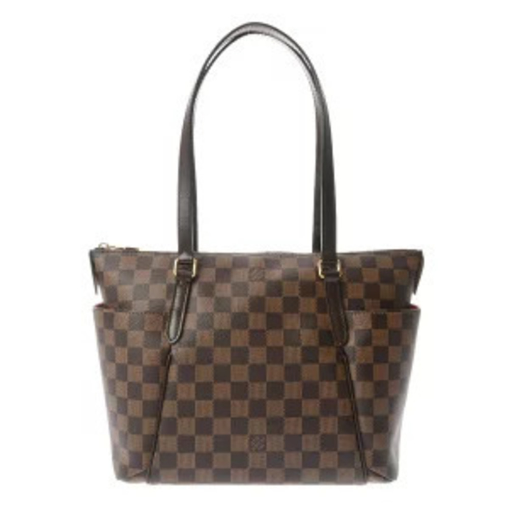 Louis Vuitton Damier Totally Brown Canvas Tote Bag